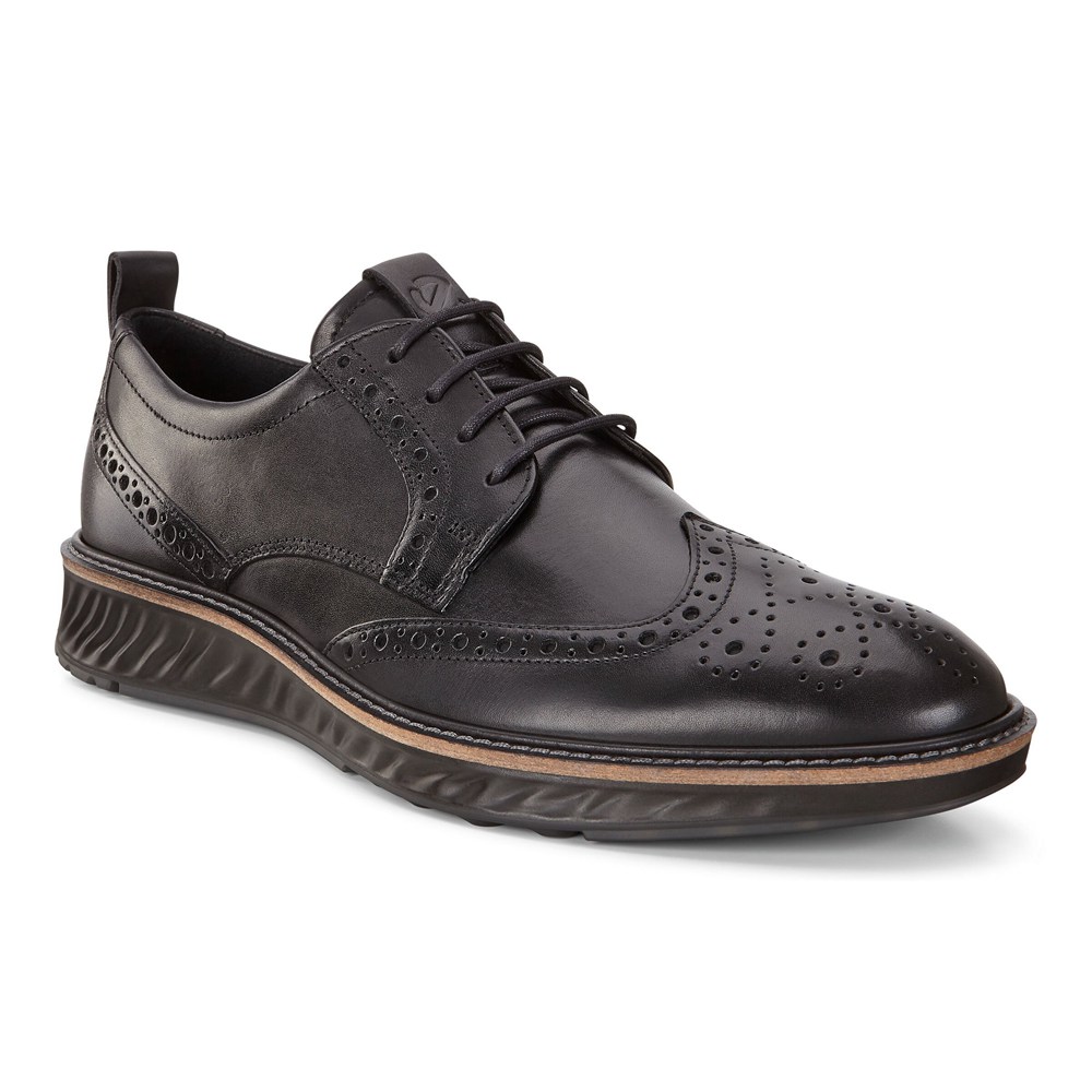 Zapatos De Vestir Hombre - ECCO St.1 Hybrid - Negros - LBY713482